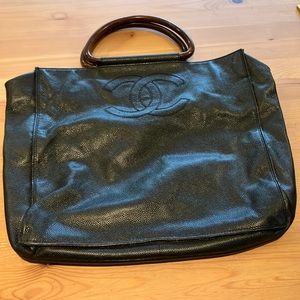 Black Chanel small tote